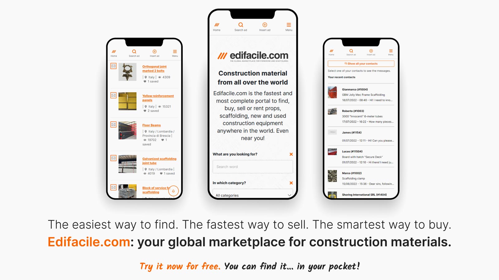 Edifacile.com website interface