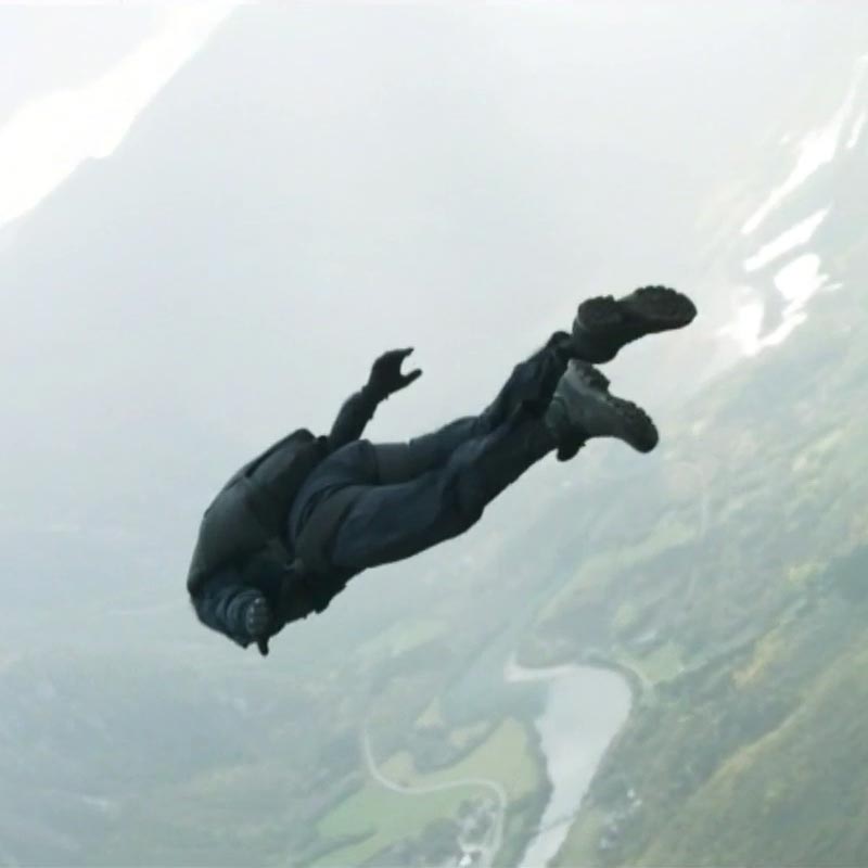 Lešení použité pro natáčení filmu Mission: Impossible - Smrtelné zúčtování - 1. část - from Paramount Pictures and Skydance.